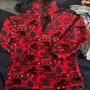 LL Bean Pullover fleece sweater